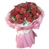 carnation and rose bouquet