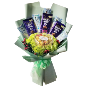 Money Bouquet - Blue Bill Bouquet